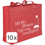 kerst shopper rood 1