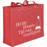 kerst shopper rood