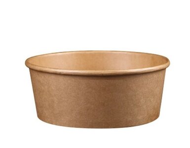 Kraft paper salade bowl rond 950ml  